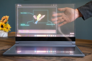 Read more about the article Lenovo Pamer ThinkBook Transparent Display, Laptop dengan Layar Transparan